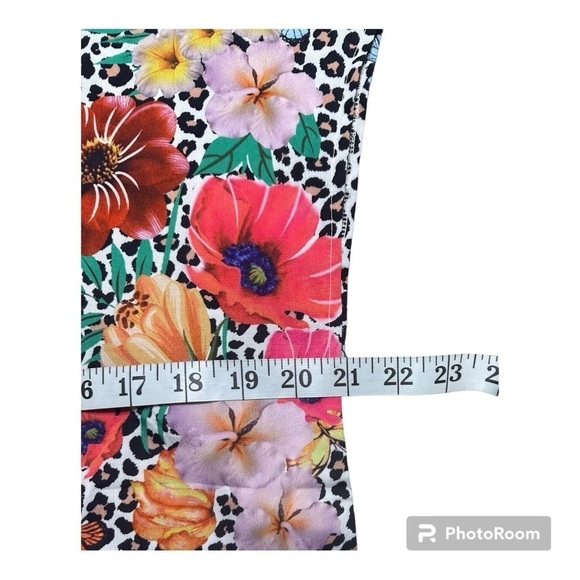 SHEIN VCAY Butterfly & Leopard Print Dolman - Picture 6 of 7